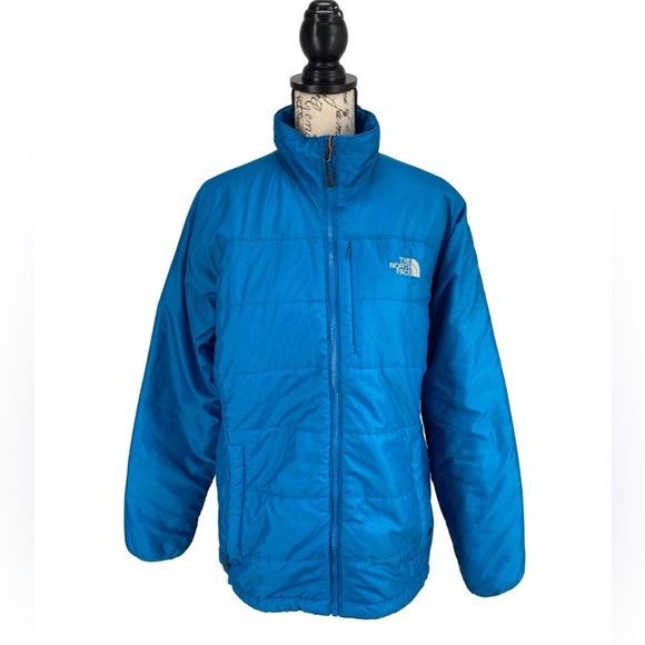 The North Face Dentelles Puffer Jacket Teal Blue L - Picture 1 of 8